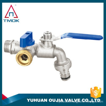 TMOK 1/2 inch brass material washing machine bibcock double faucet